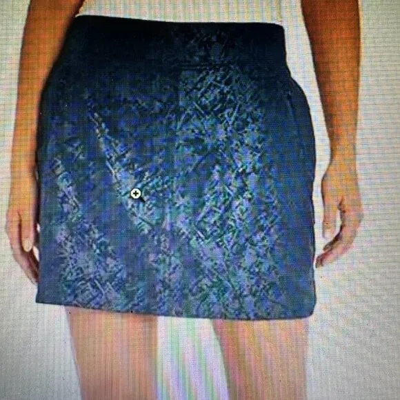 Travel Skort Lined Skirt Navy Golf Tennis Active Orvis Size S - Picture 1 of 12